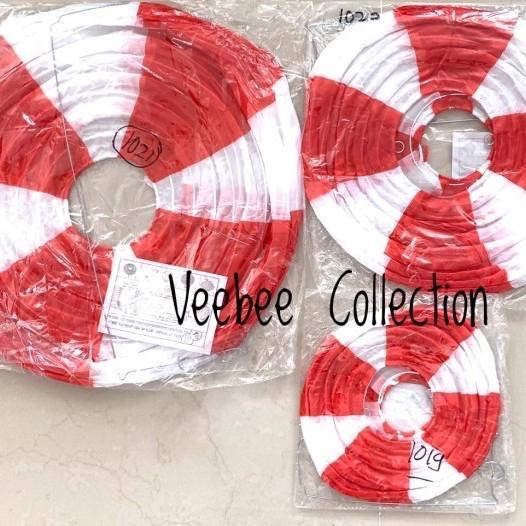 Lampion Bendera Bulat 40cm. lampion agustusan. Dekorasi agustusan