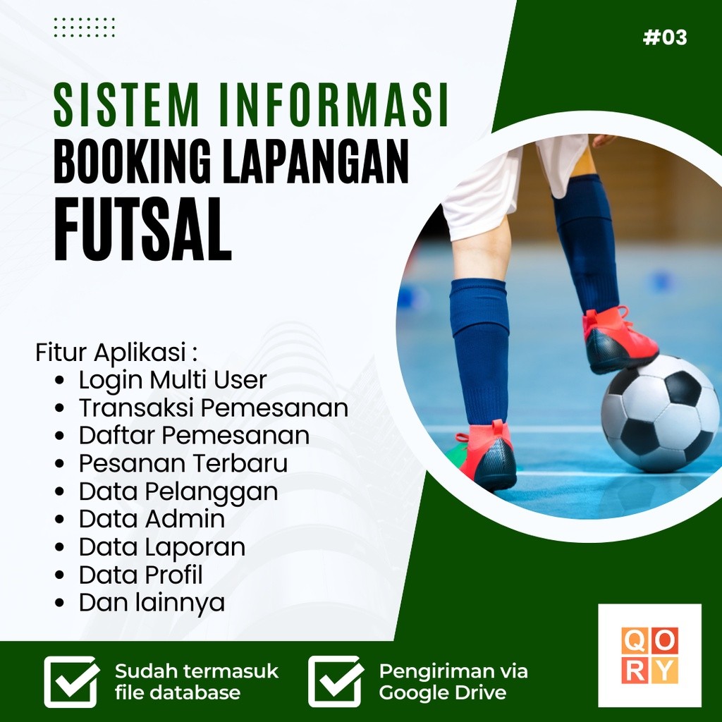Source Code Program Aplikasi Sistem Informasi Booking Lapangan Futsal Berbasis Web PHP Native