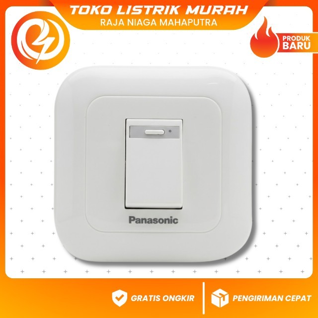 Saklar Engkel 1 Gang Inbow Putih SNI Panasonic / Saklar Tunggal Minimalis Original