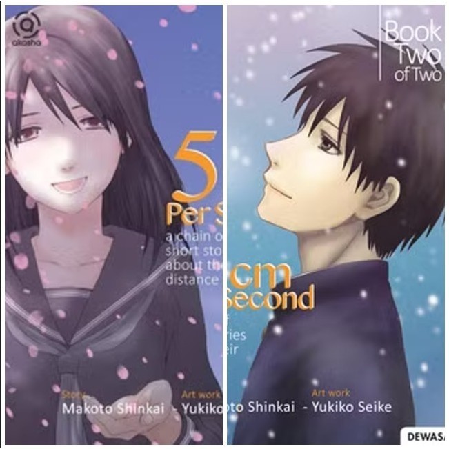 KOMIK SERI : AKASHA : 5 CM PER SECOND - MAKOTO SHINKAI