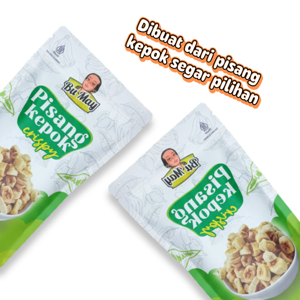 Pisang Kepok Crispy Enak Snack Pisang Bu May Camilan Dari Surabaya Tanpa Pengawet