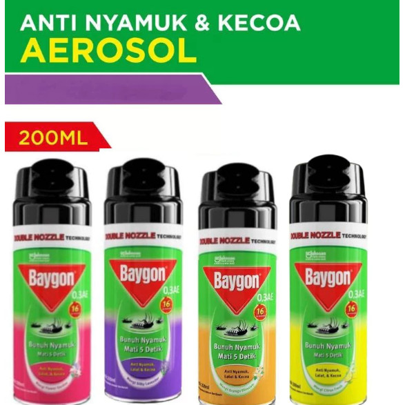BAYGON AEROSOL 200 ML / BAYGON SPRAY 200 ML