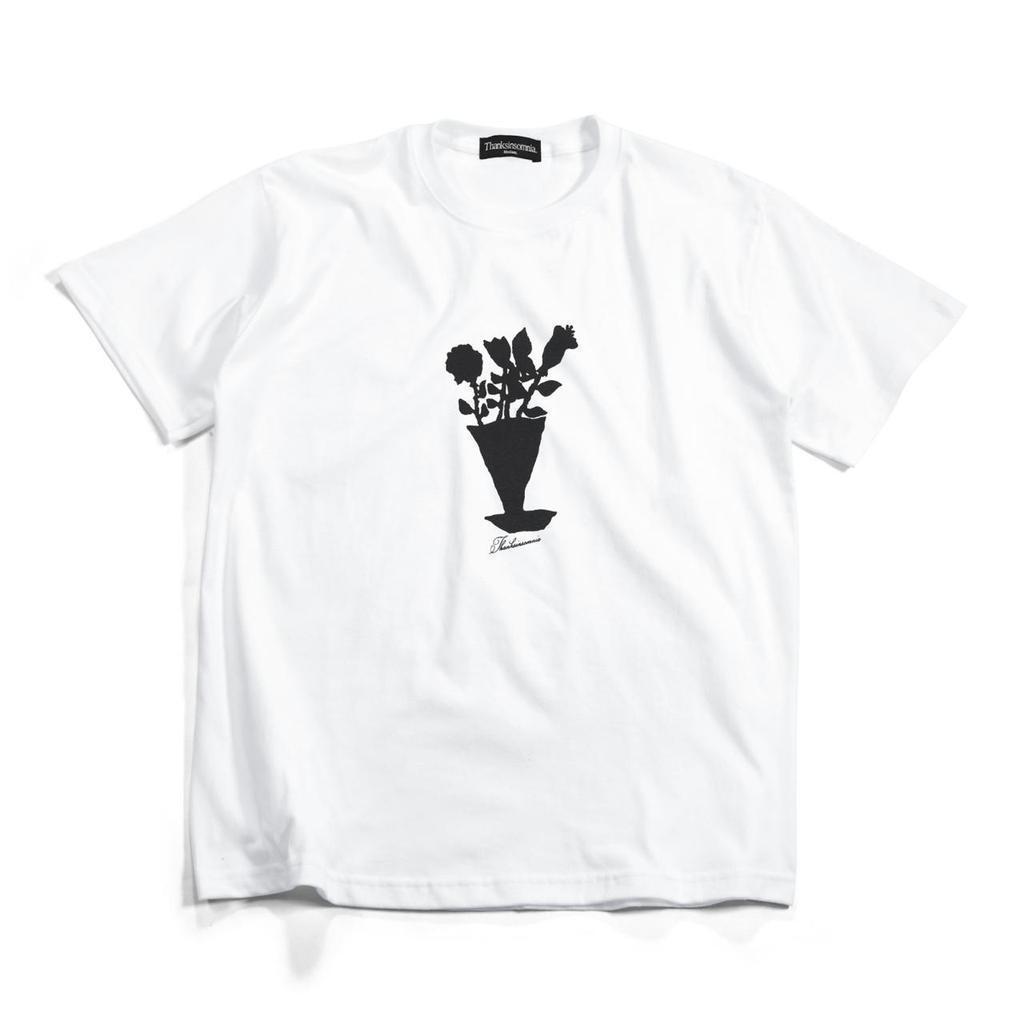 Tshirt Liseron Katun Putih Thanksinsomnia S-XXXL