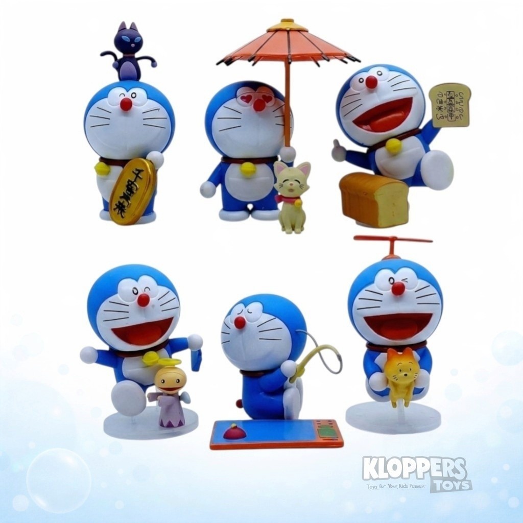 Figure Anime Doraemon Satuan - Pilih Varian Alat Ajaib - Miniatur Pajangan Doraemon Lucu