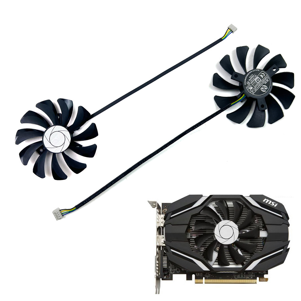 NEW Cooling Fan 85mm 4pin for MSI Inno3D P106 960 GeForce GTX 1060 AERO ITX 3G 6G OC RX560 RX550 ITX