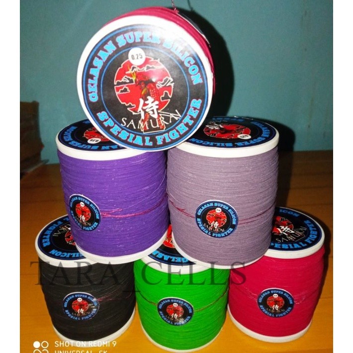 BISA COD Benang Senar Gelasan Layangan SAMURAI 0.25 1600 yard KzQ
