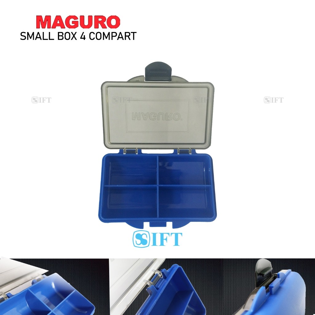 Kotak Aksesoris MAGURO SMALL BOX 4 Compart | Pancing  | IFT Pancing