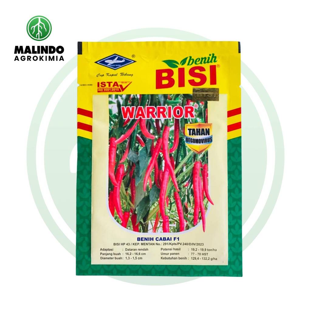 Benih Cabai Besar WARRIOR F1 2250btr dari BENIH BISI