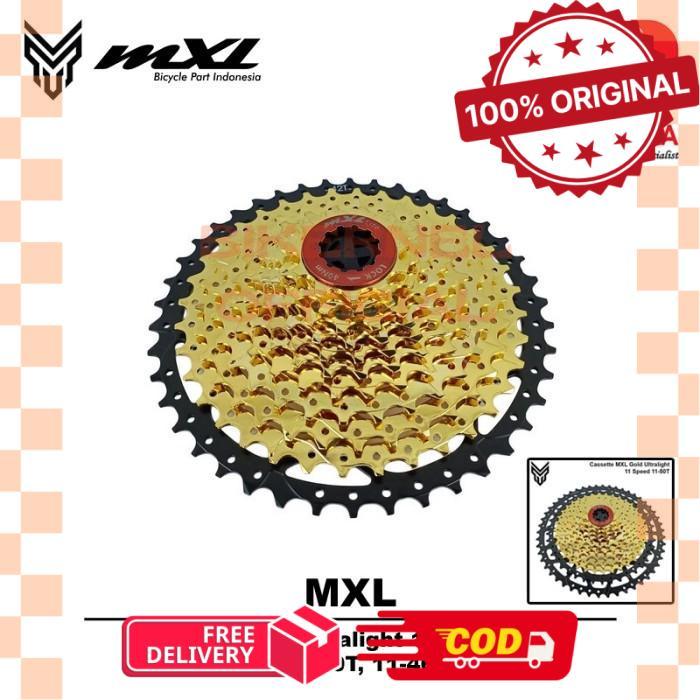 MXL Gold Ultralight Cassette Sprocket 11 Speed - 11-46T -biker