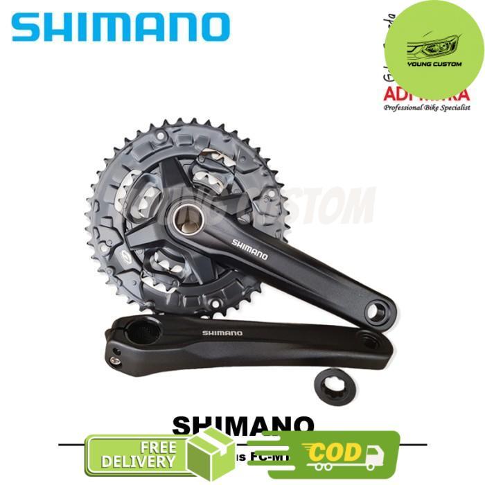 Shimano Altus FC-MT210 Crank Sepeda MTB Hollowtech - 40/30/22T