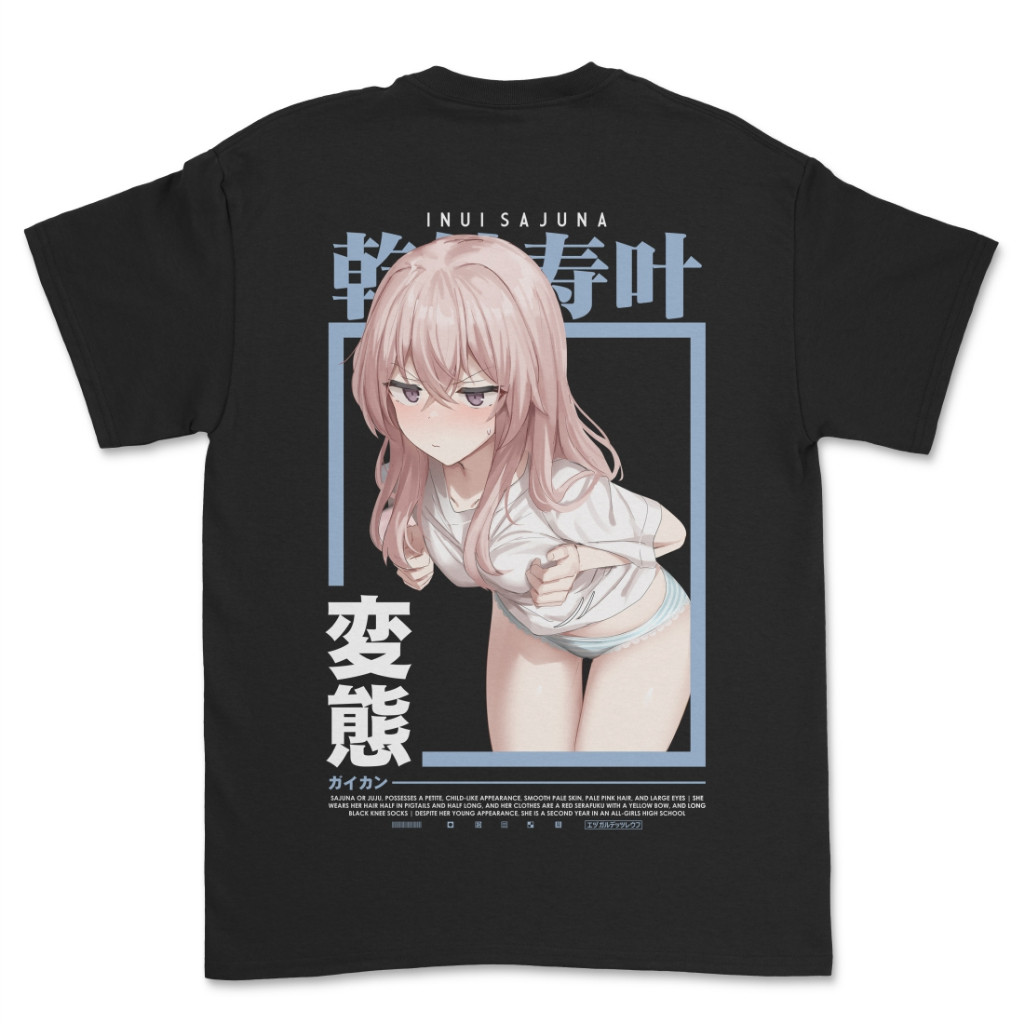 Kaos Anime Inui Sajuna Cute Version