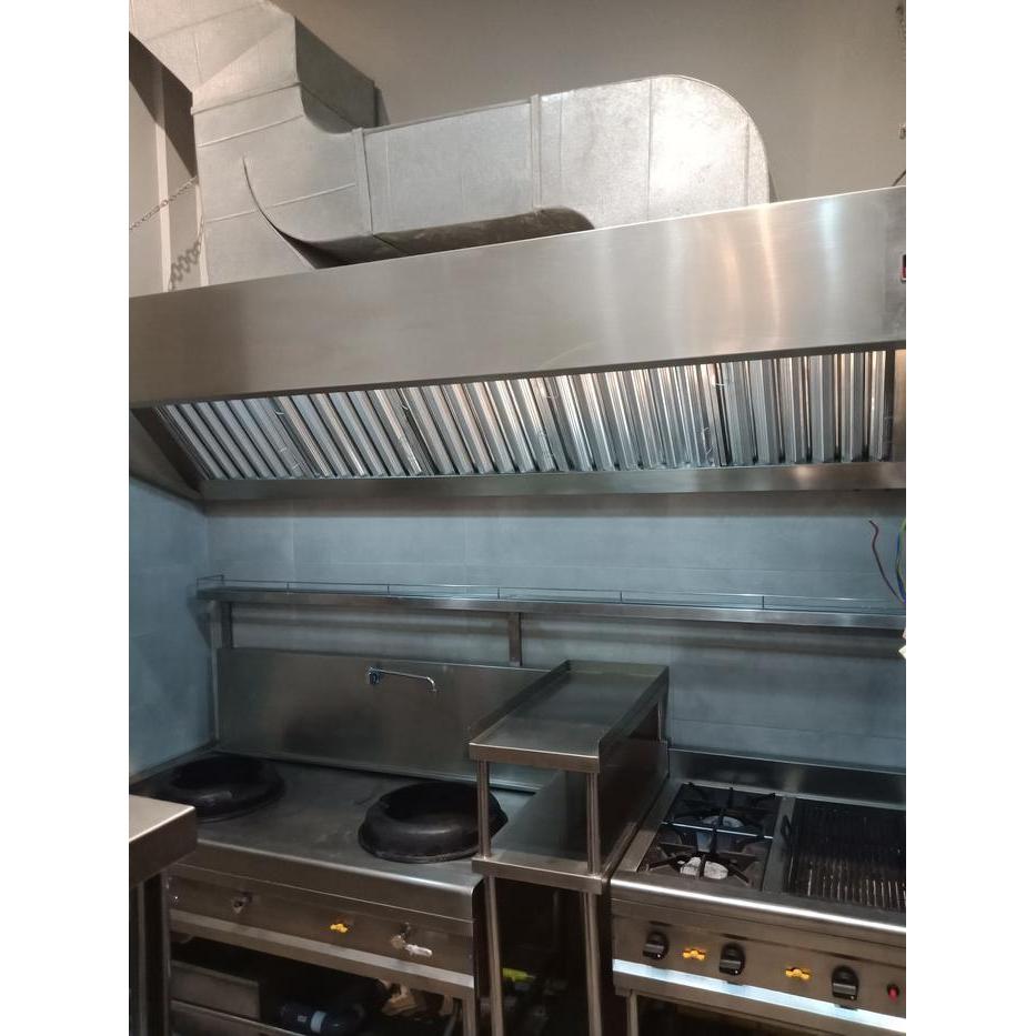 Exhaust Hood Stainless Steel Cooker Hood Wall Type