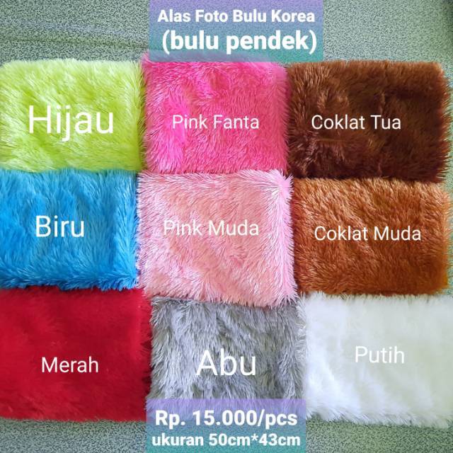 Alas Foto Bulu Rasfur Pendek Tebal Karindo