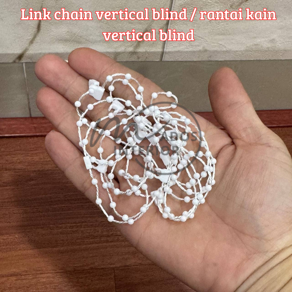 ( 100cm/1meter) Link Chain Vertical Blind / Rantai Kain Vertical Blind