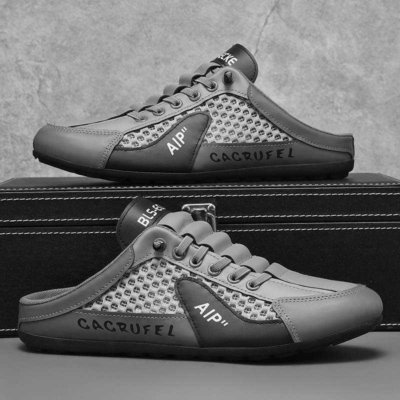 sandal pria Sandal Slip On Sepatu sandal vintage Anti Slip sandal pria keren