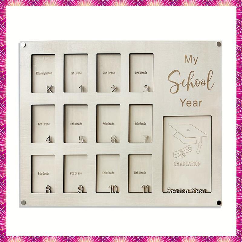 LUWEI 1Pc School Years Photo Frame, Graduation School Picture Frame, Back To School Gift, Kindergart