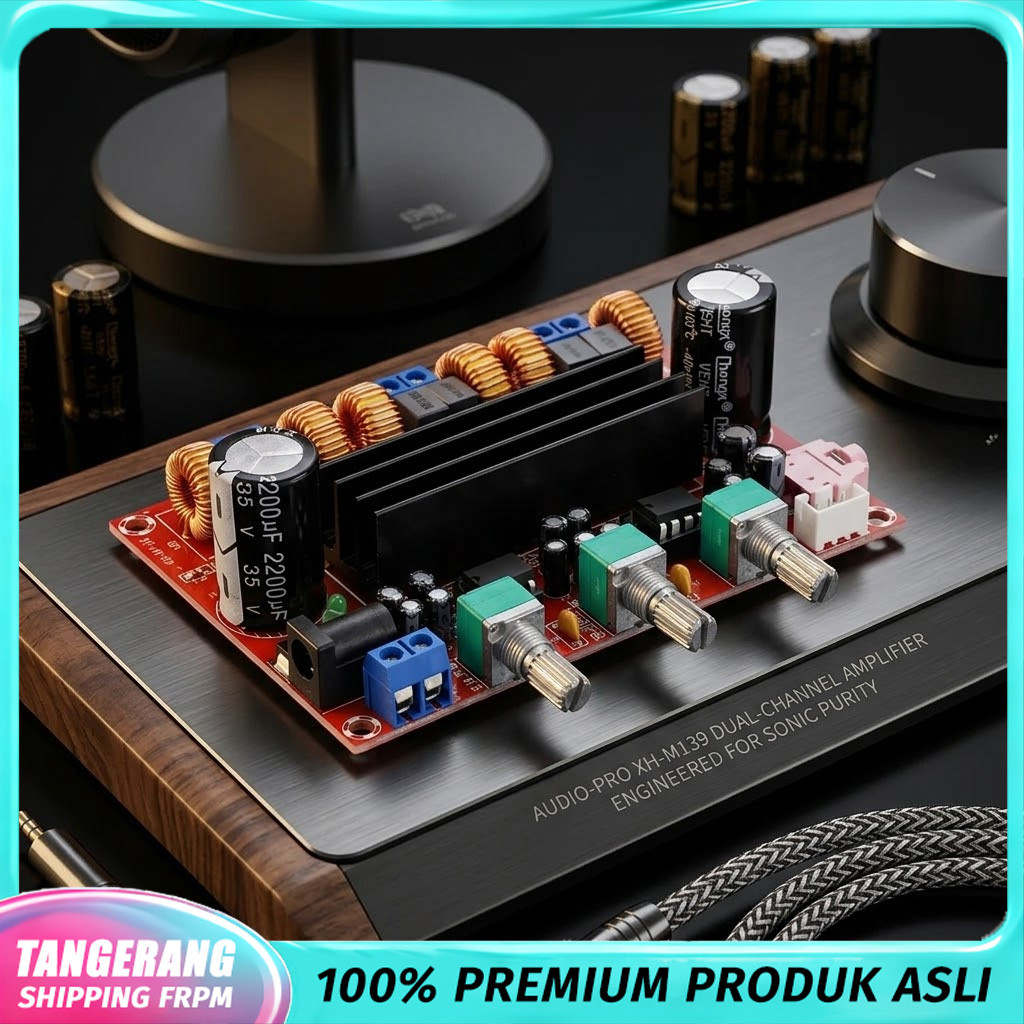 Module XH-M139 Power Amplifier Board TPA3116D2 2.1 Channel Stereo Subwoofer 250W+100W Class D Audio 