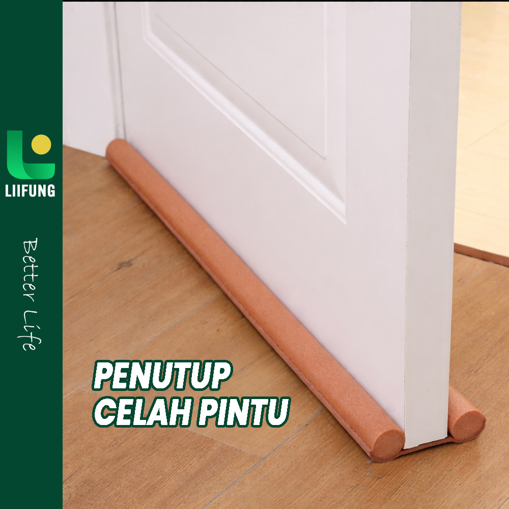 LiiFung - Busa Penutup Celah Bawah Pintu Anti Kecoa Serangga Sekat Penghalang Pintu Anti Air Hujan