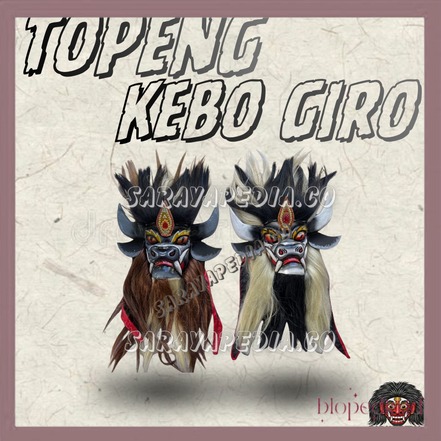 Topeng Kebo Giro Premium Topeng Pentas BPD BPD