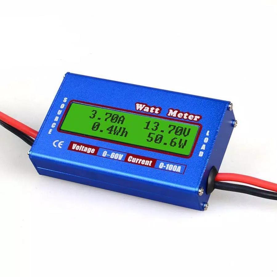 DC Wattmeter Watt Meter Voltmeter Volt Meter 60V 100A DC Wattmeter [Elca]