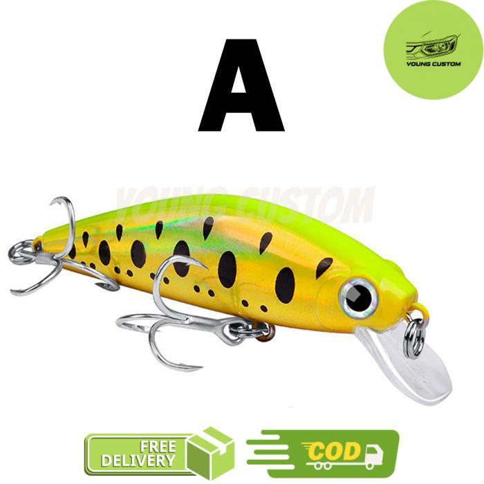 Lure PROBEROS 4.5-3gcm dan 8cm-11g umpan Minnow Sinking umpan casting minnow treblehook stainlees BK