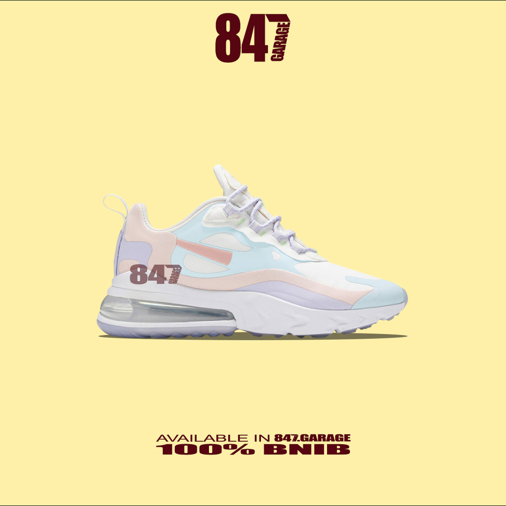 Sepatu Nike Air Max 270 React Sail Coral Stardust Brand New In With Tag Box