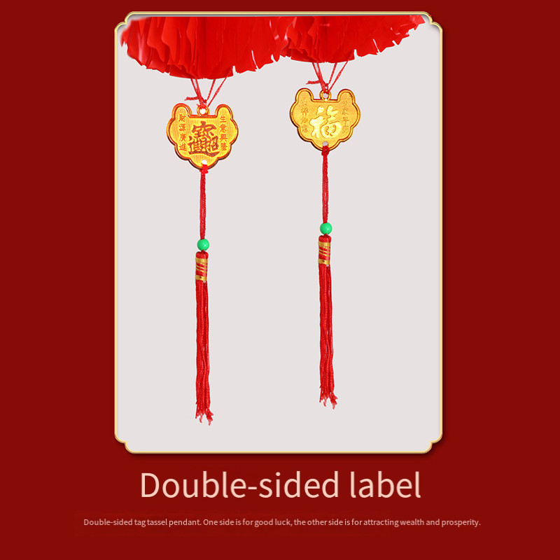 2Pcs Tas 30Cm 40Cm 50Cm Lampion Outdoor Nenas Merah Anti Air Panas Lampion Nanas Imlek Plastik