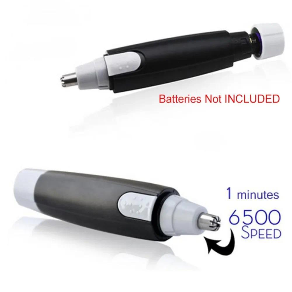 Alat Cukur Rambut Hidung Elektrik, Pemangkas Bulu Telinga, Leher, Alis, Pencukur Pria, Kit Pembersih