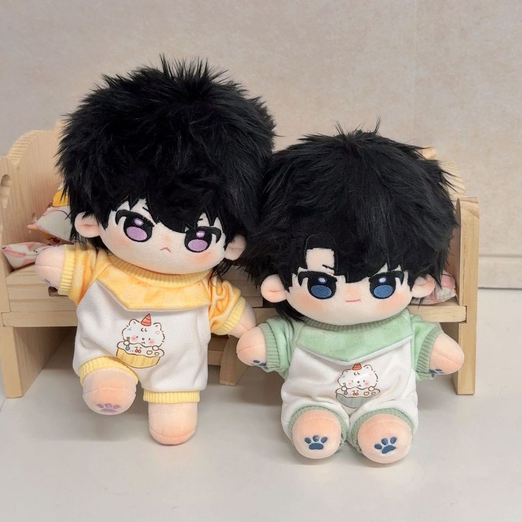 20cm Plush Fake Slackers Cotton Doll Xie Yu He Chao Fan Surrounng Dolls Stuffed Dress-up Cotton Doll