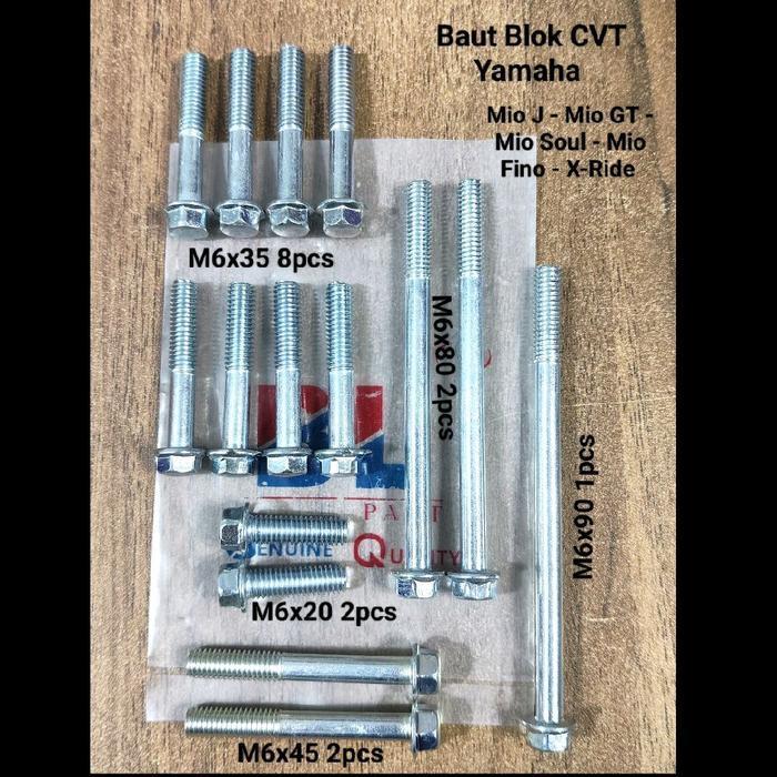 TB COD Baut Blok CVT Mio GT - Mio J - Mio soul - X-Ride - Fino