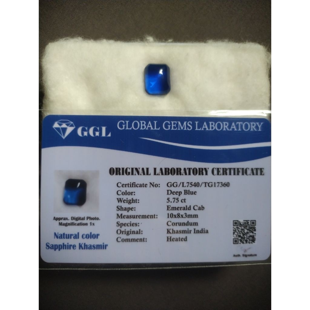 Blue Sapphire  plus memo