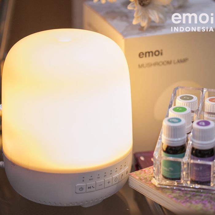 PROMO Emoi Smart Aroma Diffuser Lamp Speaker - White