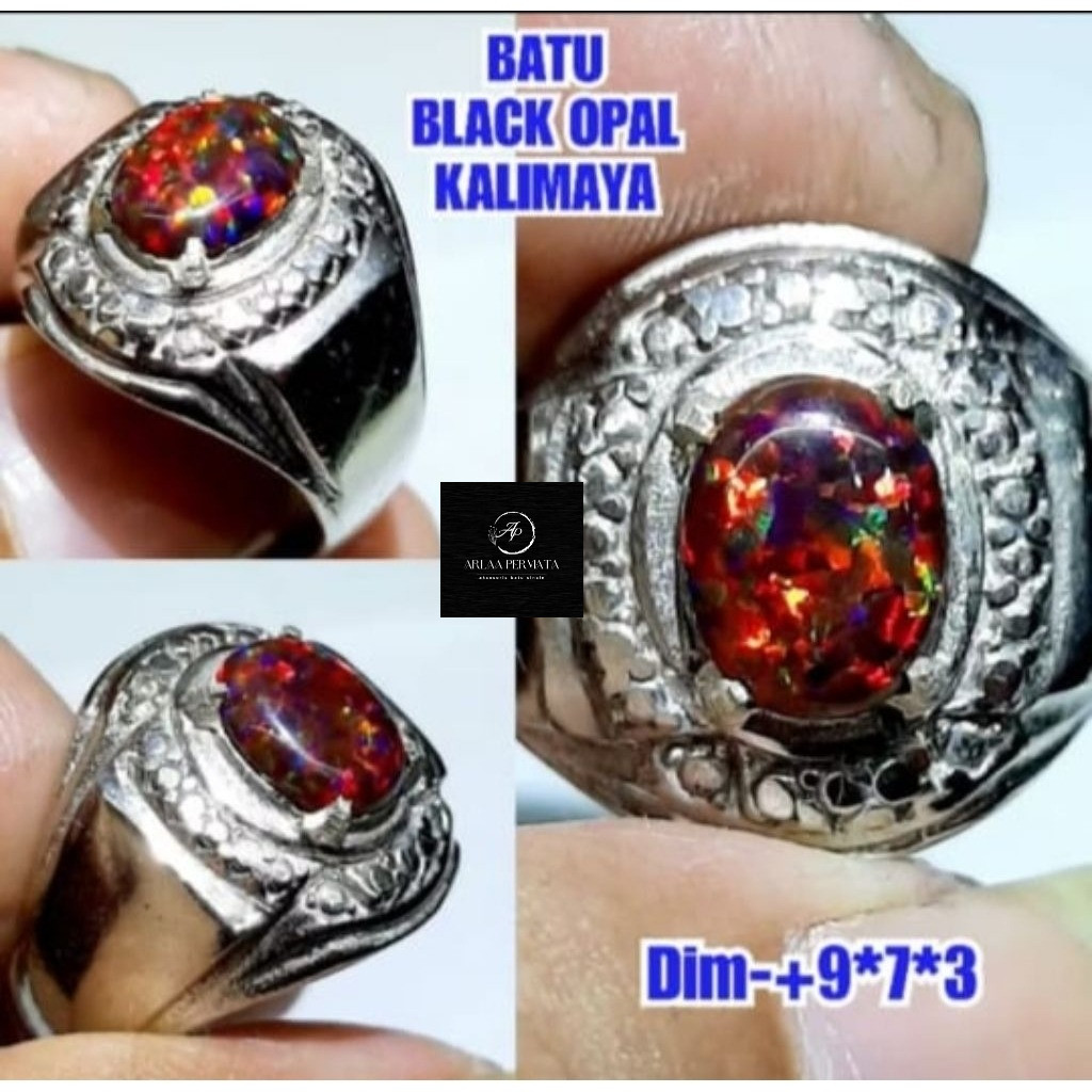 cincin batu Opal kalimaya jarong