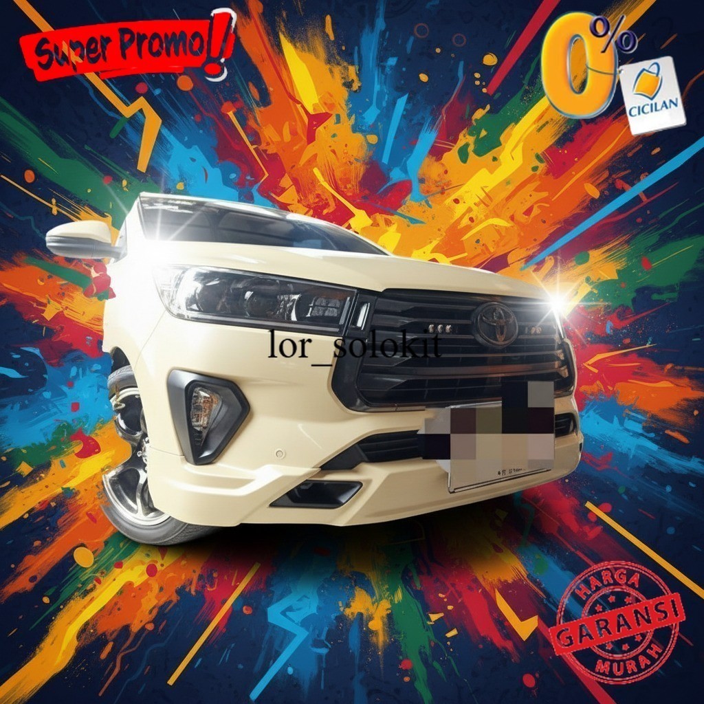 [READY] Big Sale Bodykit Toyota Innova Reborn Upgrade Venturer Updete Full - 16 Pcs Full Set