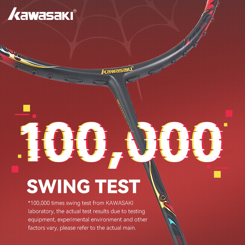 Kawasaki KING SPIDER Powerful Attack Badminton Racket 4U High Tension Badminton Racket Professional 