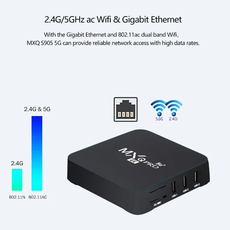PROMO TERBARU 2026 Latest Android TV Box MXQ Pro Android 13.0 OS 8G RAM 256G ROM STB TV BOX DIGITAL