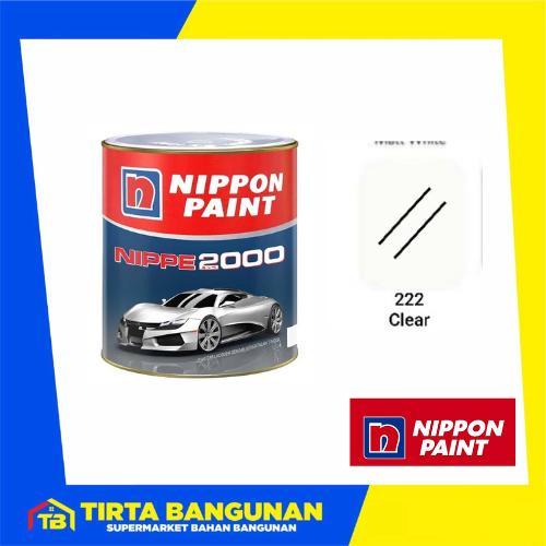 NIPPE 2000 CAT MOBIL/ MOTOR/ MESIN/ STRUKTUR BAJA DAN KAYU 1 LITER - 222 Clear