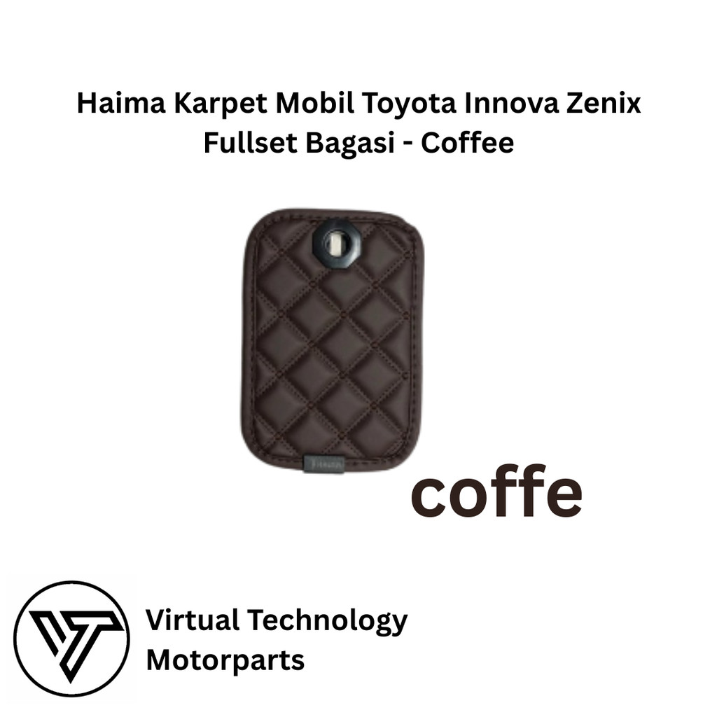 Haima Karpet Mobil Toyota Innova Zenix Fullset Bagasi - Coffee