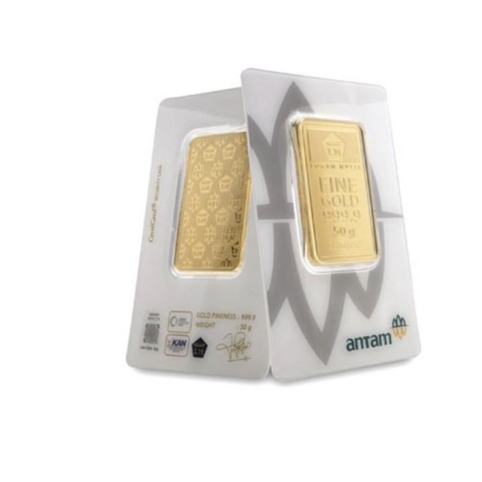 Logam Mulia Antam 50GR Certiye-Diamond Jewelry-386LM159LS