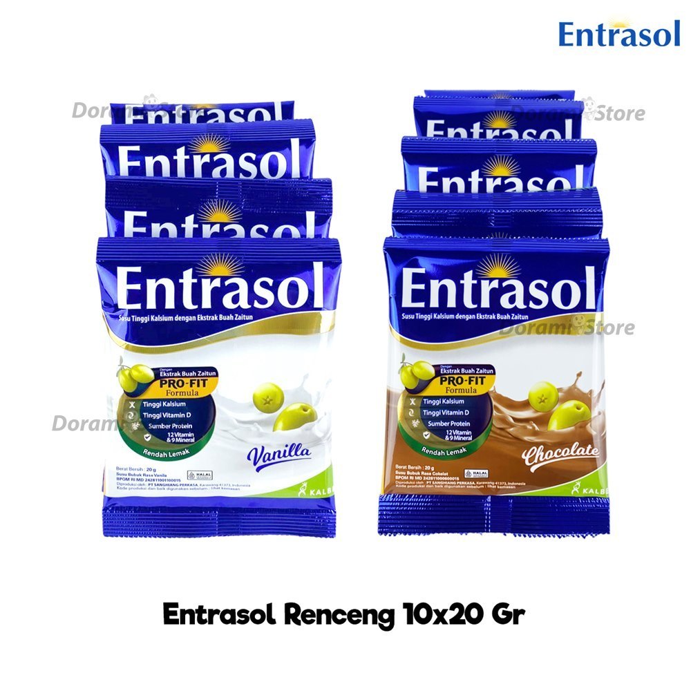 Entrasol Renceng isi 10 Sachet Aneka Rasa