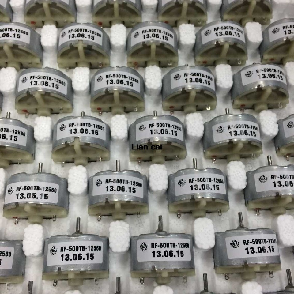 5pcs RF-500TB-12560 RF-500TB-14415 Permanent Magnet Motor High Speed Motor 3V / 6V / 12V Rotating Al