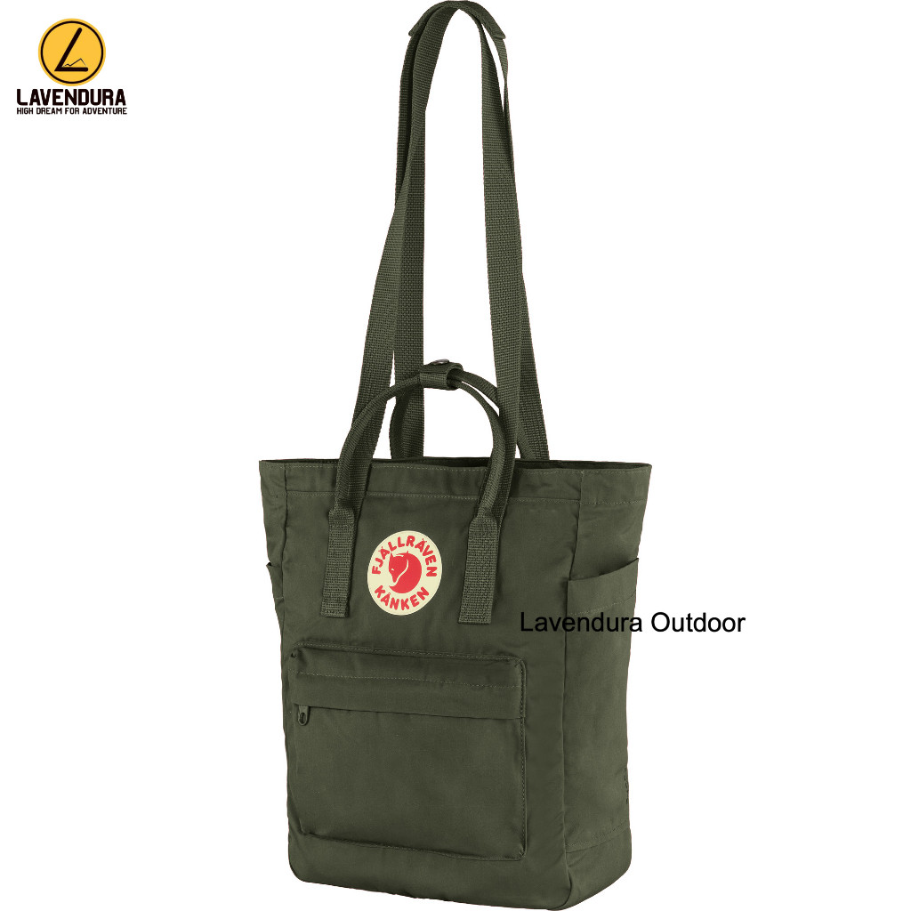 Fjallraven Kanken Totepack Deep Forest Daypack Kanken Totepack Original Tas Fjallraven Kanken Tas Pu
