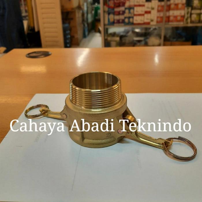Camlock kuningan type B ukuran 1"(inch)