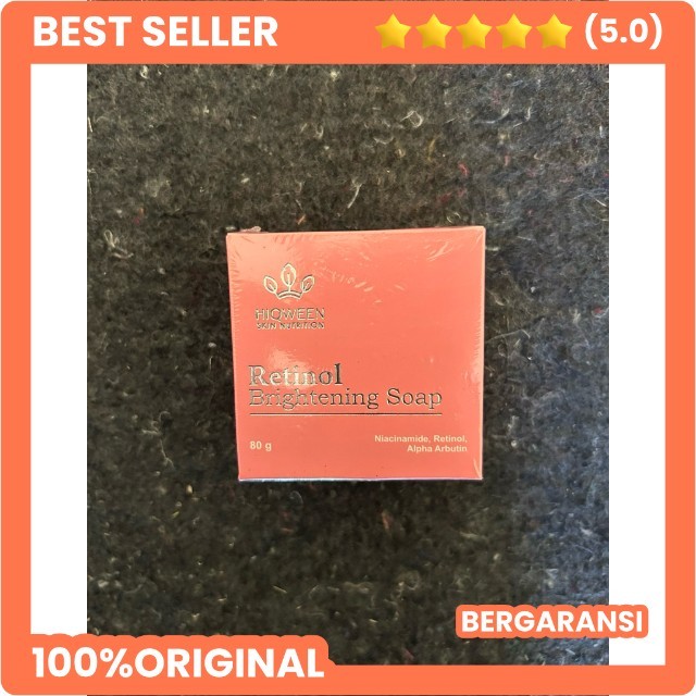Hiqween Retinol Brightening Soap Skin Nutrition 80 g