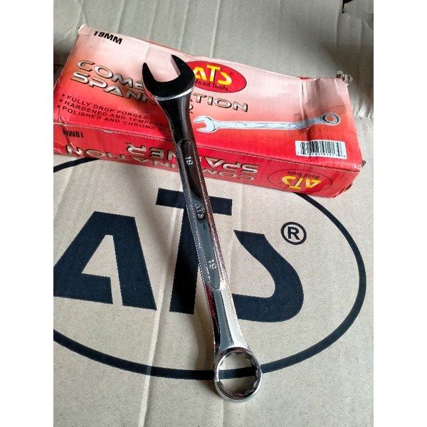 kunci ring pas ATS 19 mm kombinasi pas ring Ats original 19mm