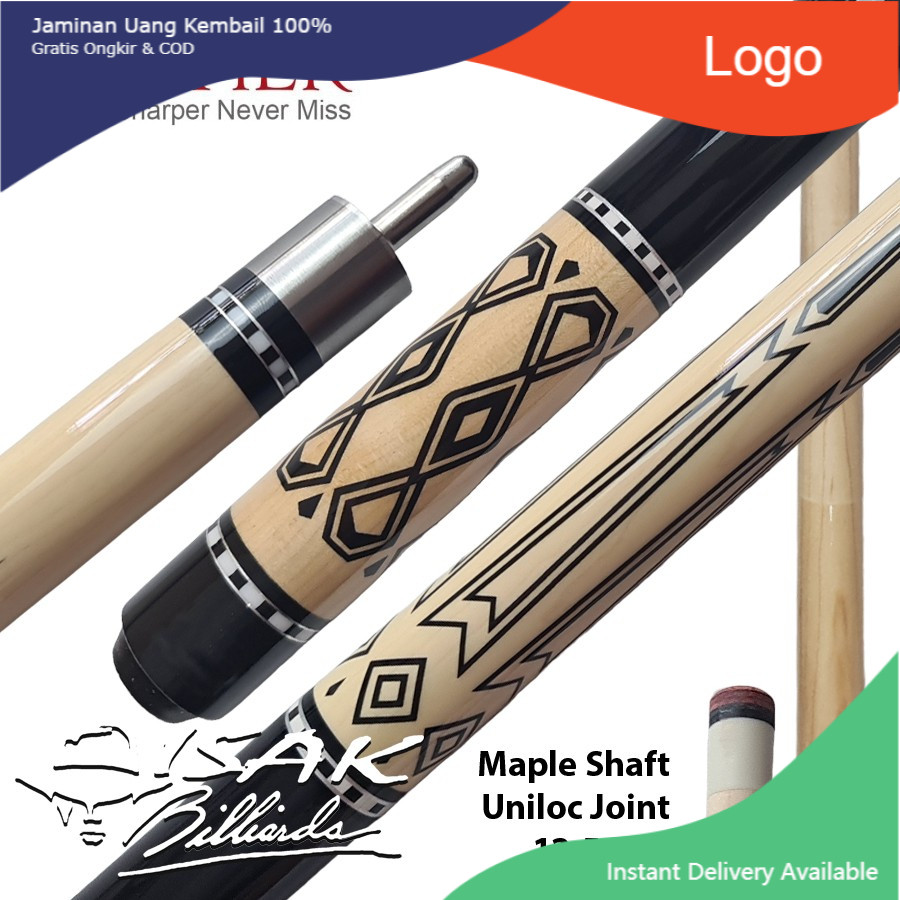 Archer UA-03 - Maple Pool Billiard Cue