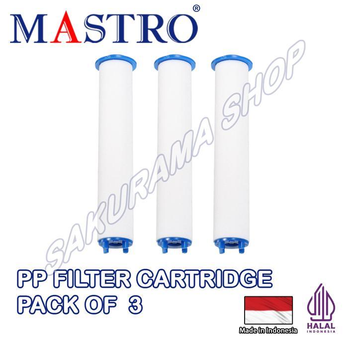NeatHouse Decor MASTRO PP Filter Cartridge | Shower Filter Head Kepala Shower Mandi - PP 3pcs