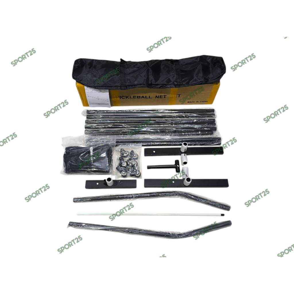 Wheeled Portable Pickleball Net Set / Net Pickleball Portabel Dengan Roda Import