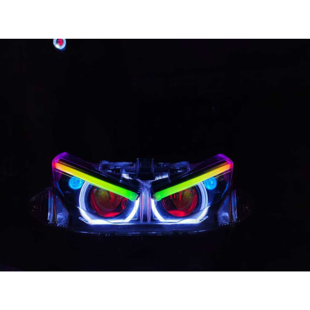 Projie Biled Aerox Old 155 Sepaket Lengkap Reflektor