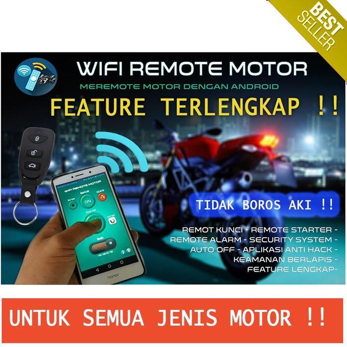 JOGJA Wifi Remote Motor Android Alarm (keyless motor android) FEATURE TERLENGKAP 
